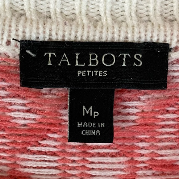 Talbots Ombré Fair Isle Sweater - Picture 8 of 8